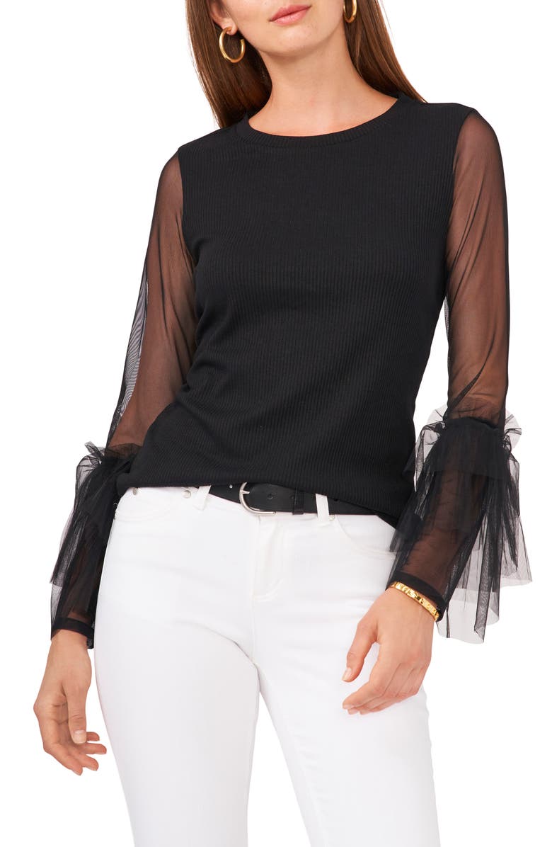 Vince Camuto Back Zip Sweater, Main, color, 