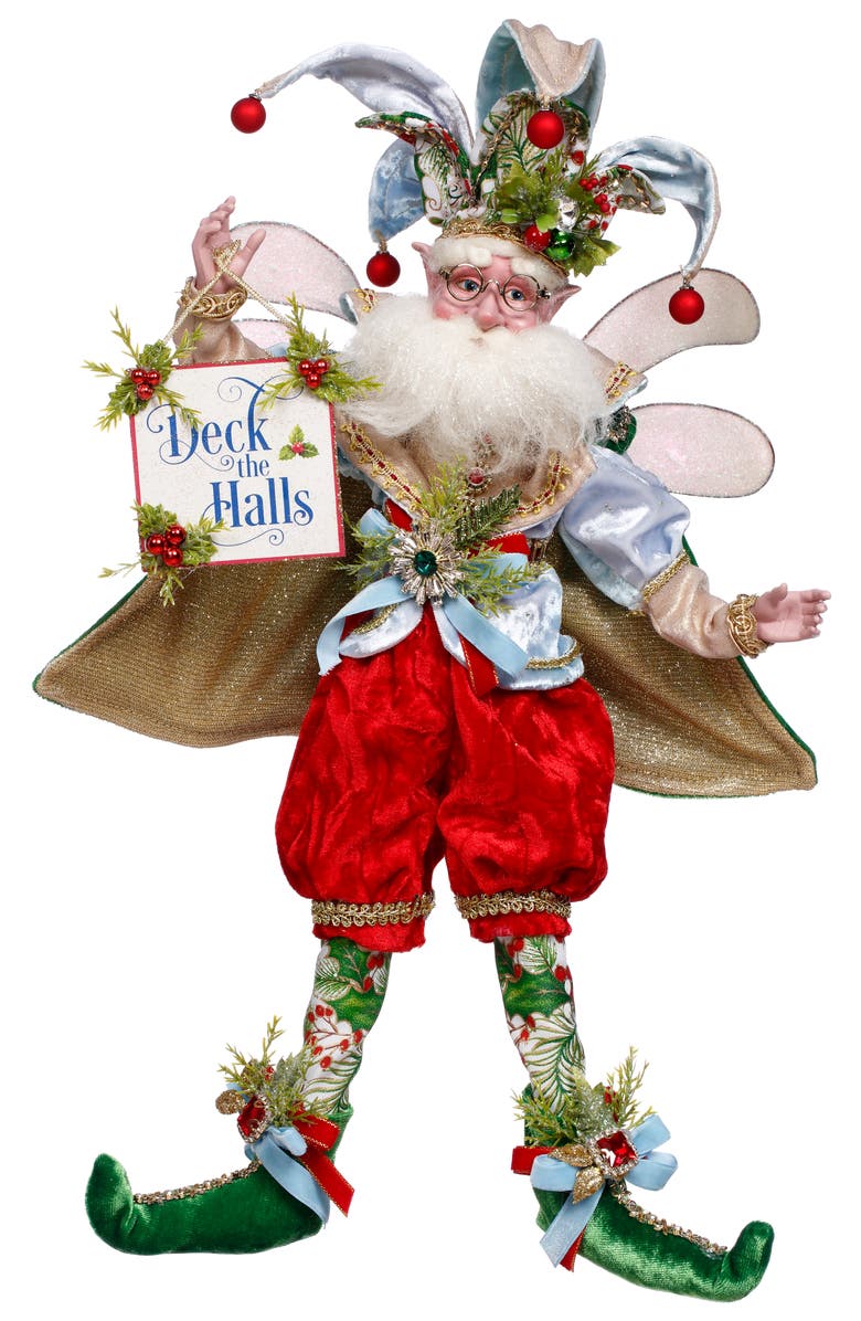Mark Roberts Deck The Halls Fairy, Medium, Main, color, Red