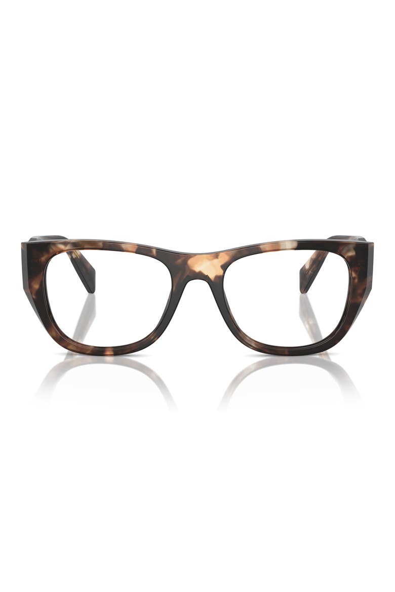 52mm Cat Eye Optical Glasses, Main, color, BROWN TORTOISE