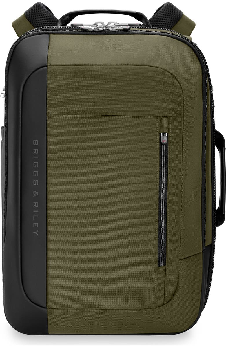 Briggs & Riley ZDX Medium Convertible Backpack, Main, color, Hunter