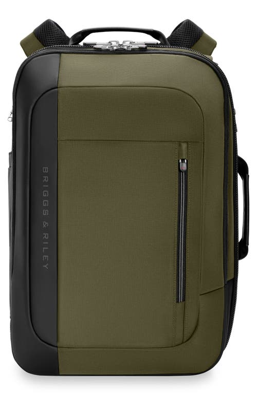 Briggs & Riley ZDX Medium Convertible Backpack in Hunter 