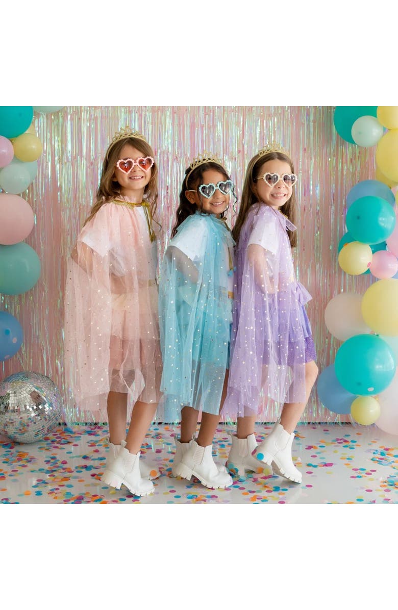 Sweet Wink Aqua Star Cape, Alternate, color, 