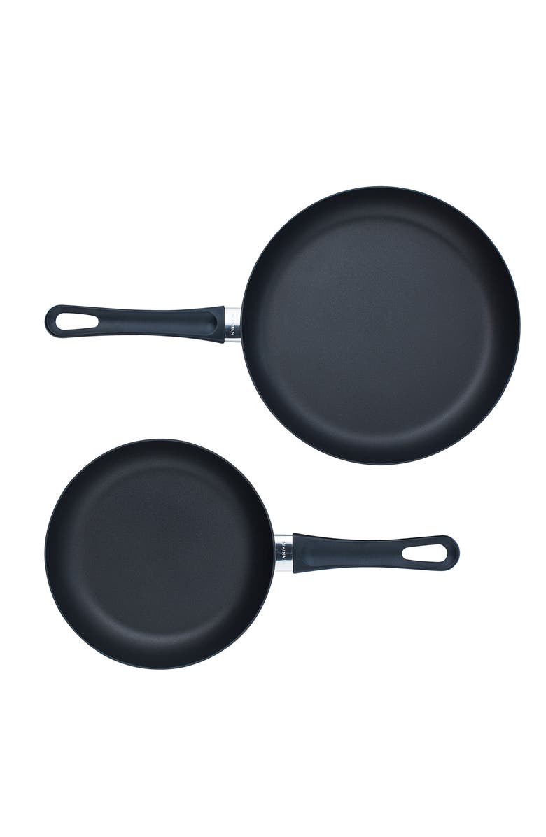 Scanpan Classic 2 Piece Fry Pan Set, 8" & 10.25", Nonstick, Alternate, color, Black