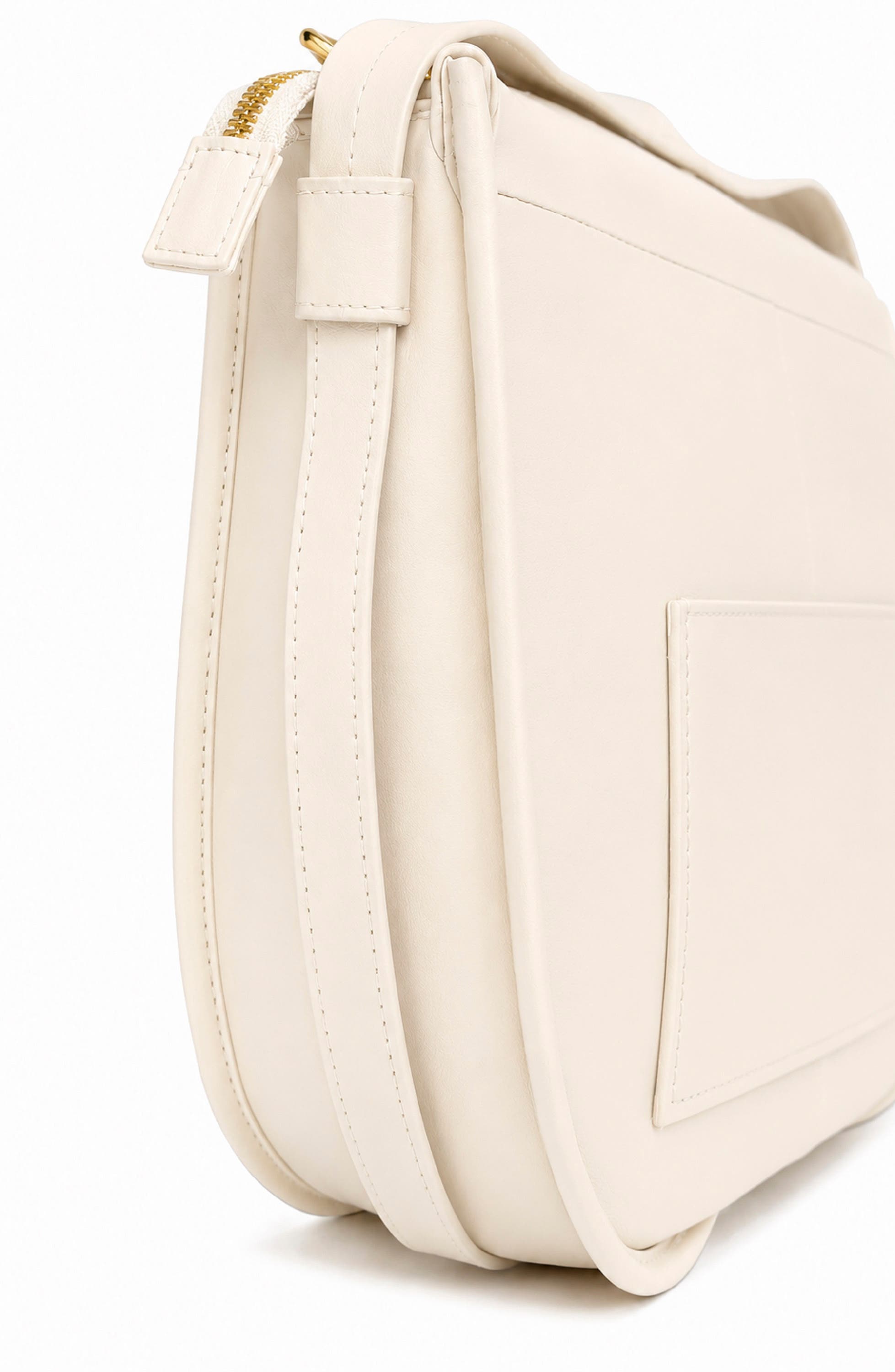 Sissy Leather Crossbody Bag, Alternate, color, WARM WHITE