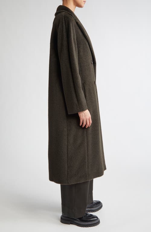 Max Mara Rosanna Longline Peacoat In Green