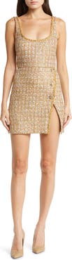 Self-Portrait Tinsel Bouclé Minidress