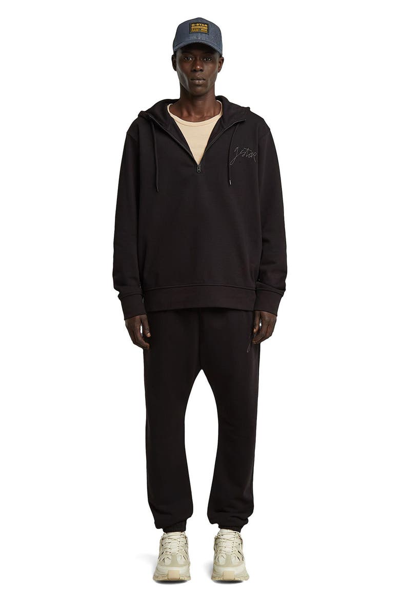 Script Sweatpants, Alternate, color, DARK BLACK