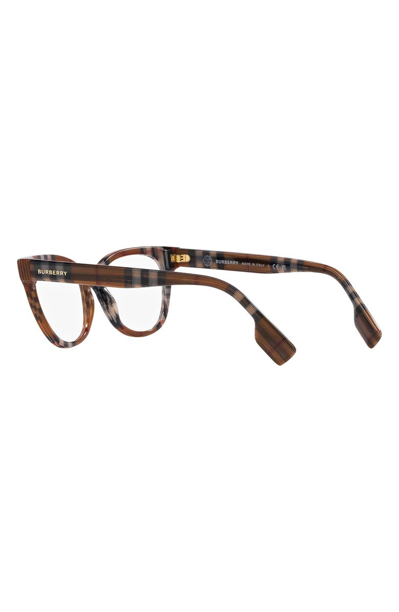 Burberry Evelyn 53mm Cat Eye Optical Glasses, Alternate, color,