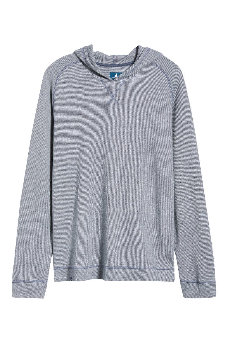 Cotton Blend Hoodie, Alternate, color, NAVY