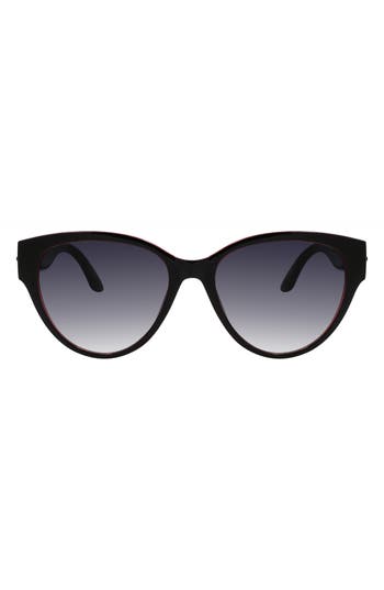 Kurt Geiger London 57mm Gradient Cat Eye Sunglasses In Multi