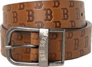 LUSSO Brown Boston Red Sox Saul Belt
