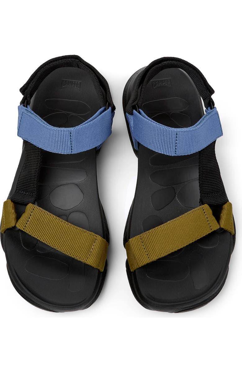 Camper Karst Sandal, Alternate, color, Black Multi
