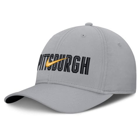 Men's Nike  Gray Pittsburgh Pirates Primetime Rise Dri-FIT Flex Hat