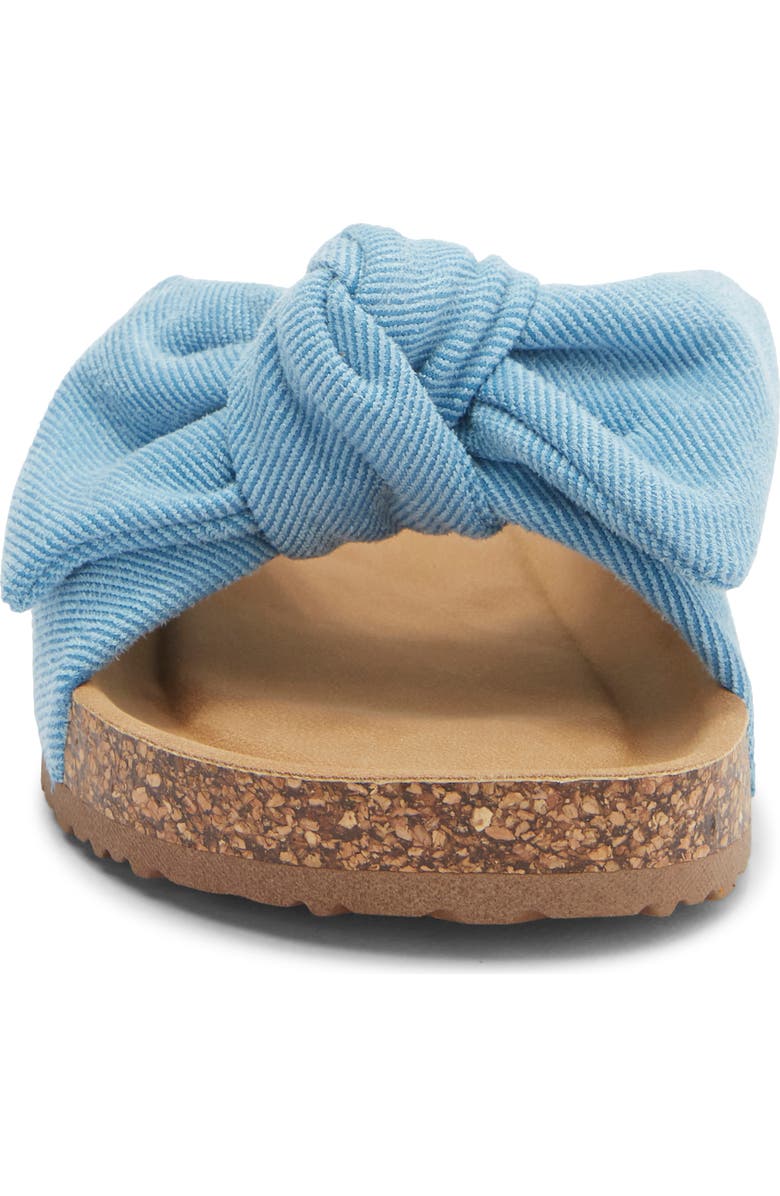 TOP MODA Cory Slide Sandal, Alternate, color, Blue Denim