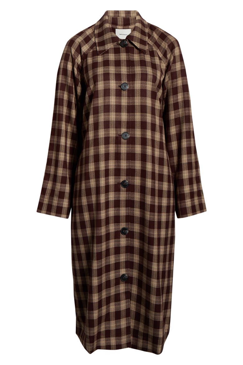 Beck Plaid Trench Coat (Women) | Nordstrom