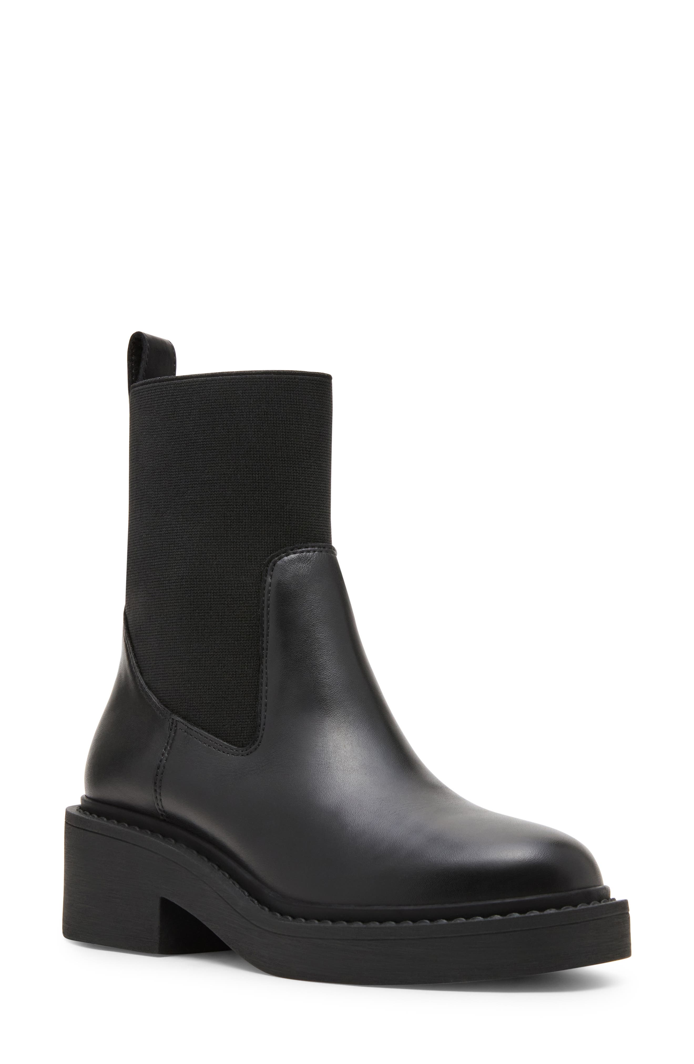 Blondo Frankie Waterproof Chelsea Boot, Main, color, Black Leather