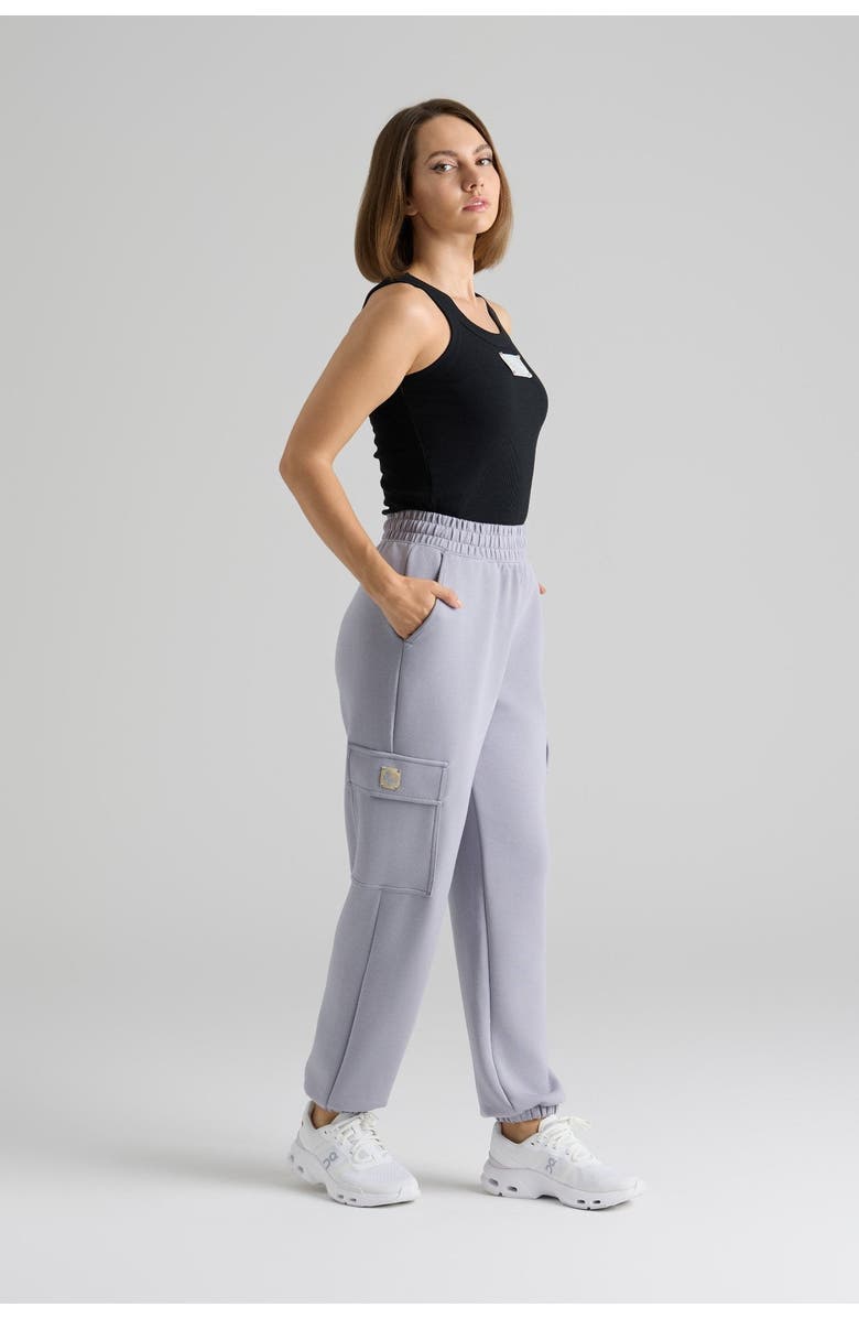 Le Fafo Maira Cargo Joggers, Alternate, color, Mystic Gray