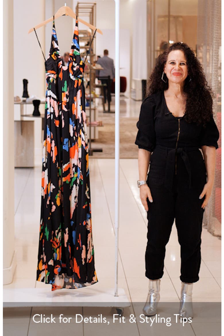 Al Print Halter Gown video