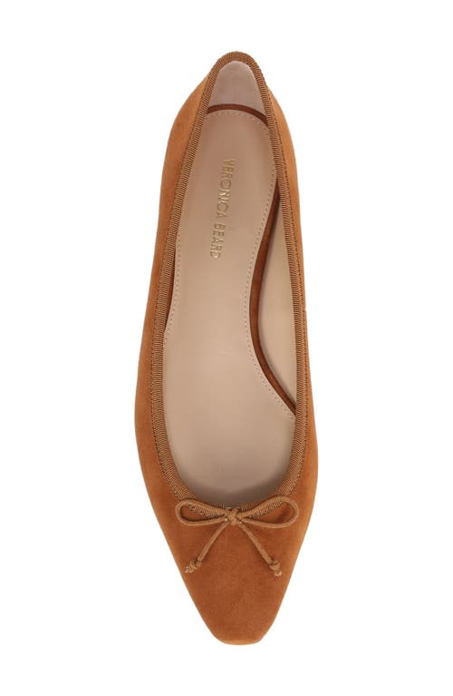 Veronica Beard Catherine Ballet Flat In Caramel