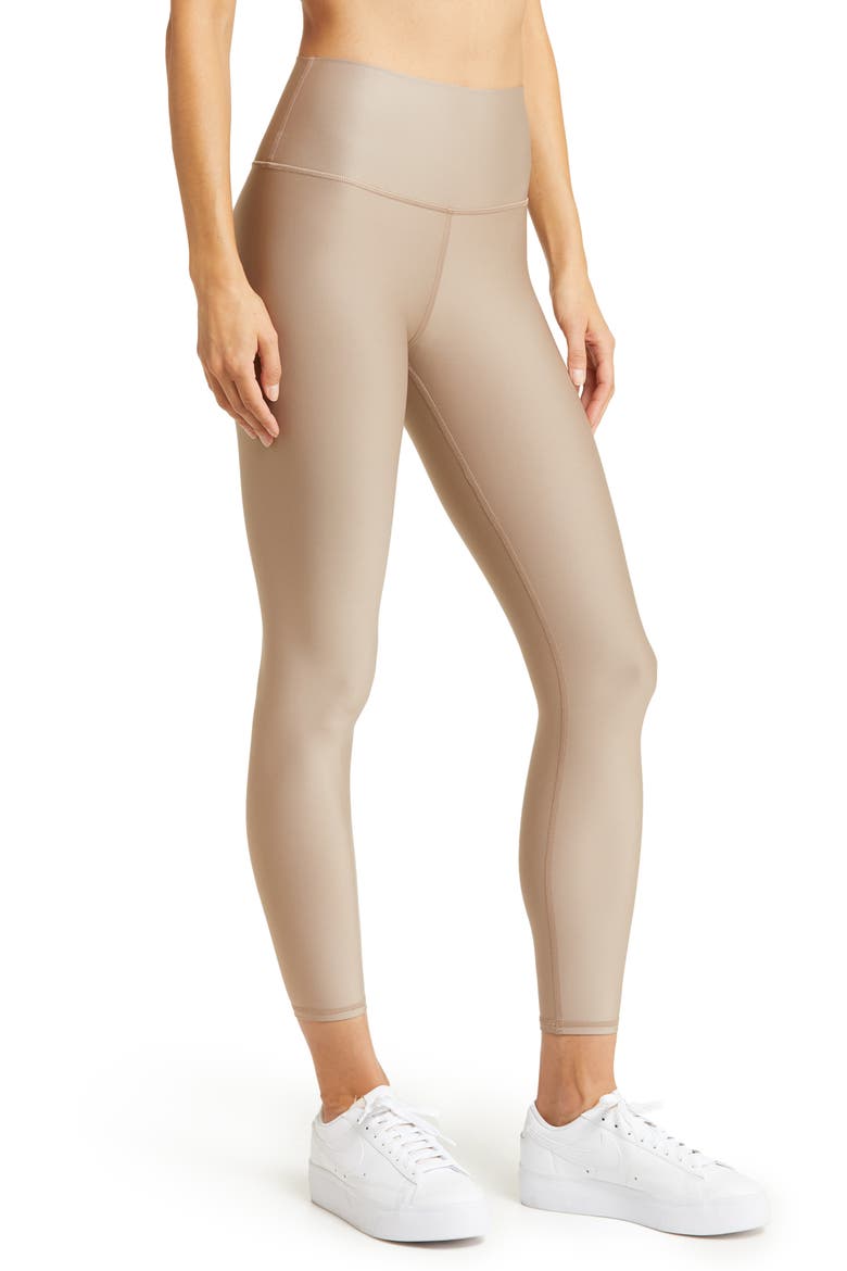 Airlift High Waist 7/8 Leggings, Alternate, color, TAUPE