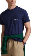 Polo Ralph Lauren Classic Fit Polo Bear Embroidered Pocket Graphic T-Shirt