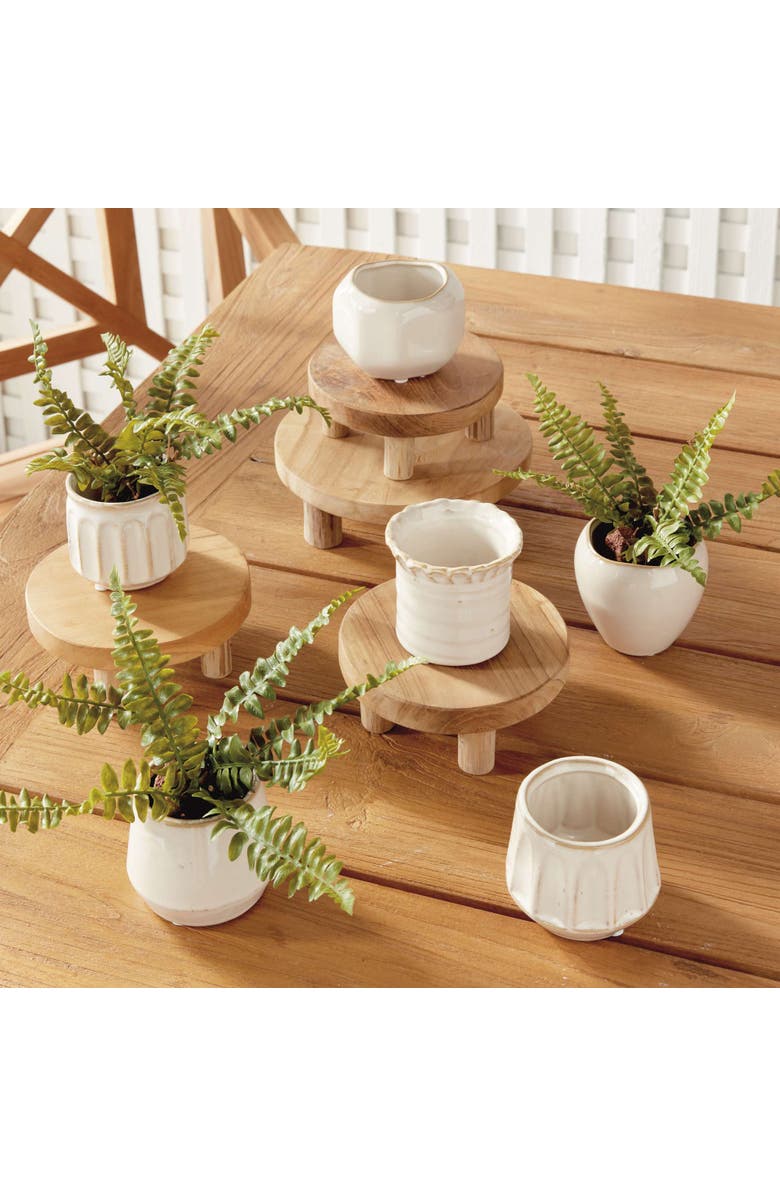 Napa Home & Garden Dezie Mini Pots Set Of 6, Alternate, color, Off-White