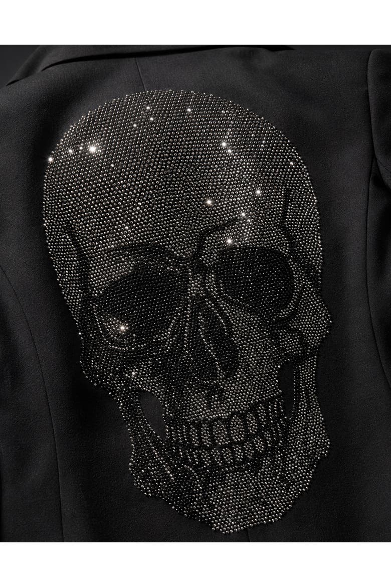 Single Breasted Fit Blazer Skull Women, Alternate, color, black