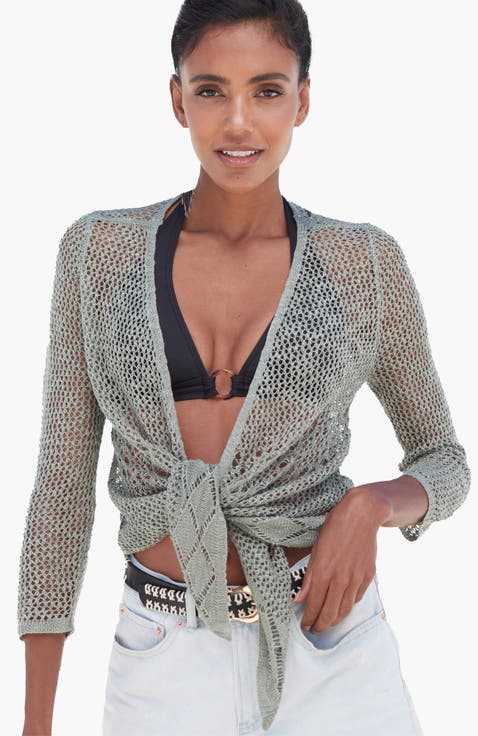 Open Work Cardigan