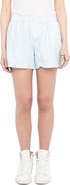 Zadig & Voltaire Pax Crumpled Leather Shorts
