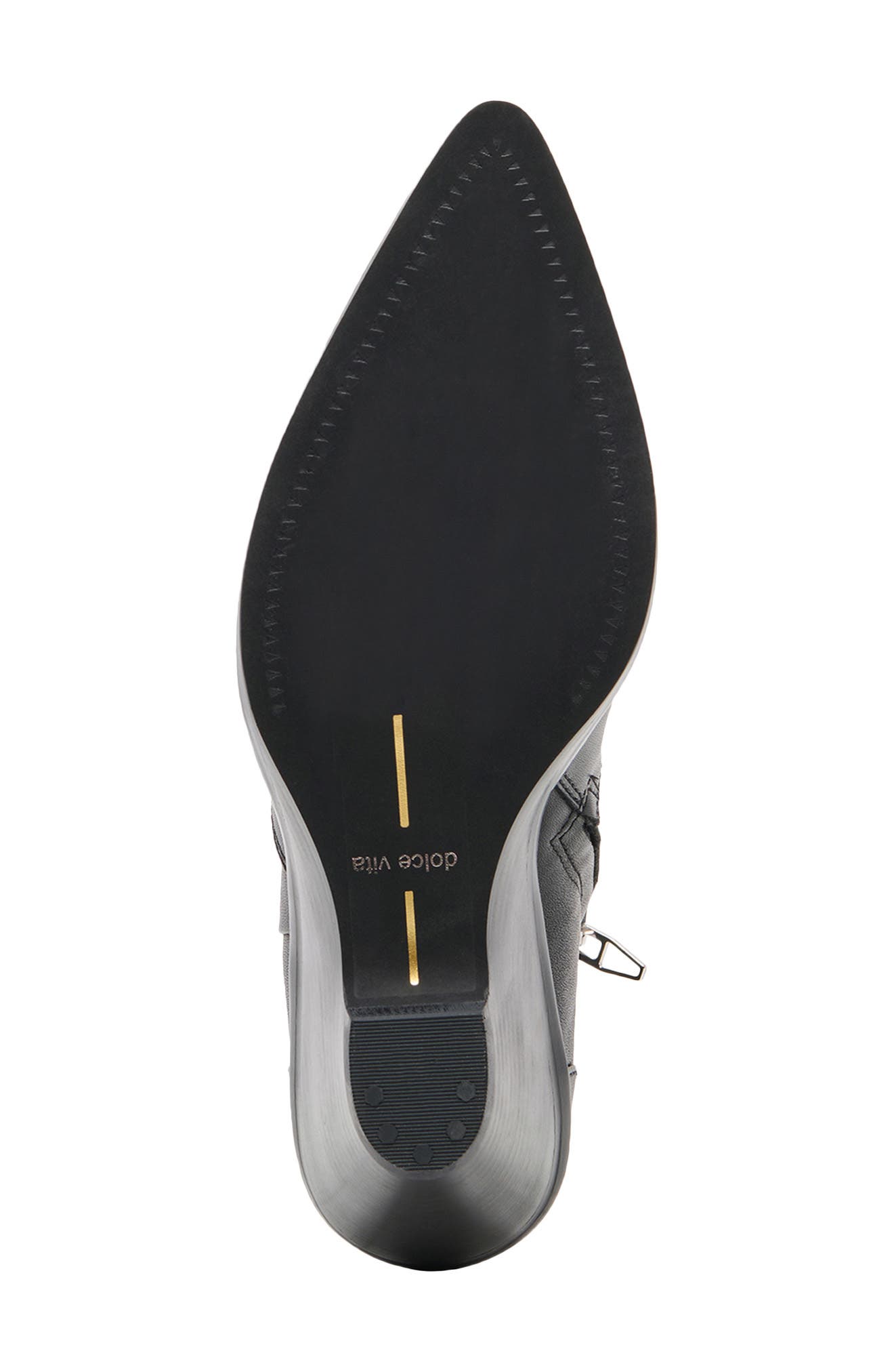 Ashtin Leather Wedge Bootie, Alternate, color, BLACK LEATHER