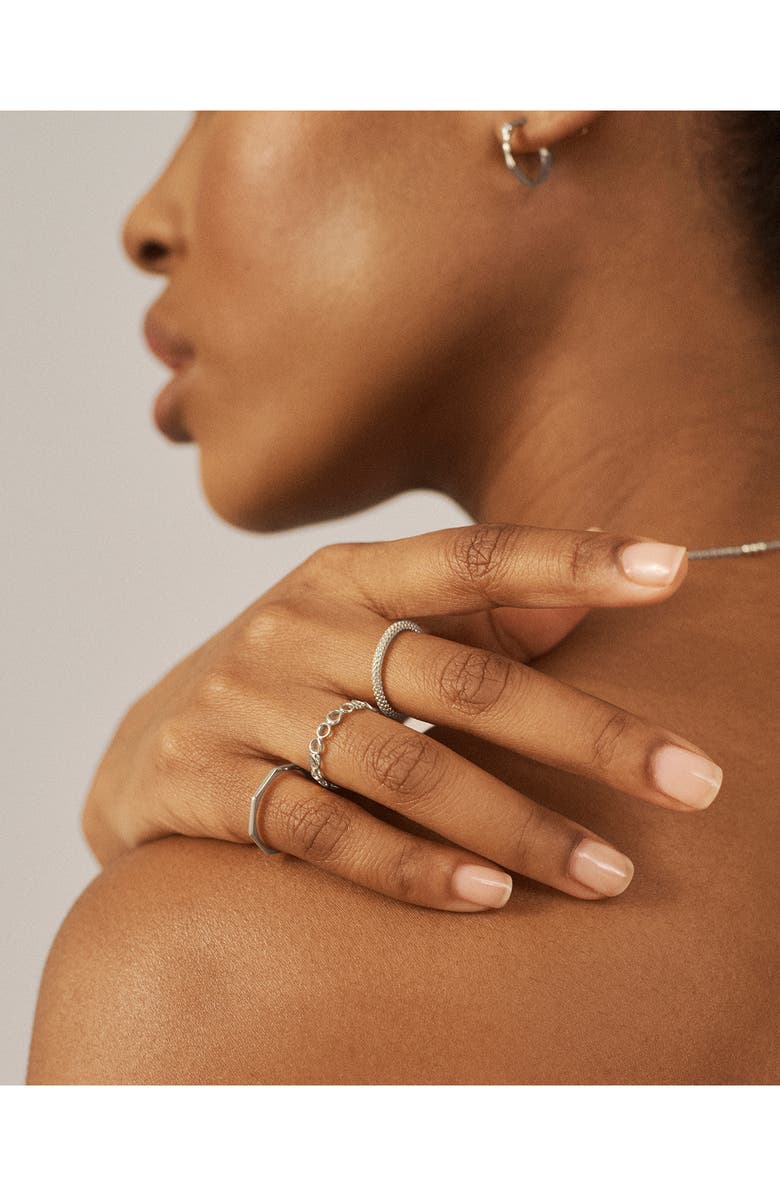 Monica Vinader Octagon Stacking Ring, Alternate, color, 