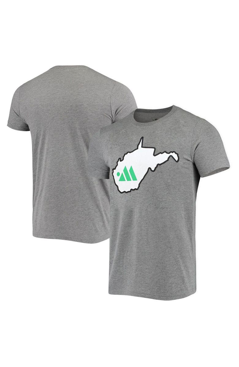 HOMEFIELD Men's Homefield Heather Gray Marshall Thundering Herd Vintage 1975 Helmet T-Shirt, Main, color, 