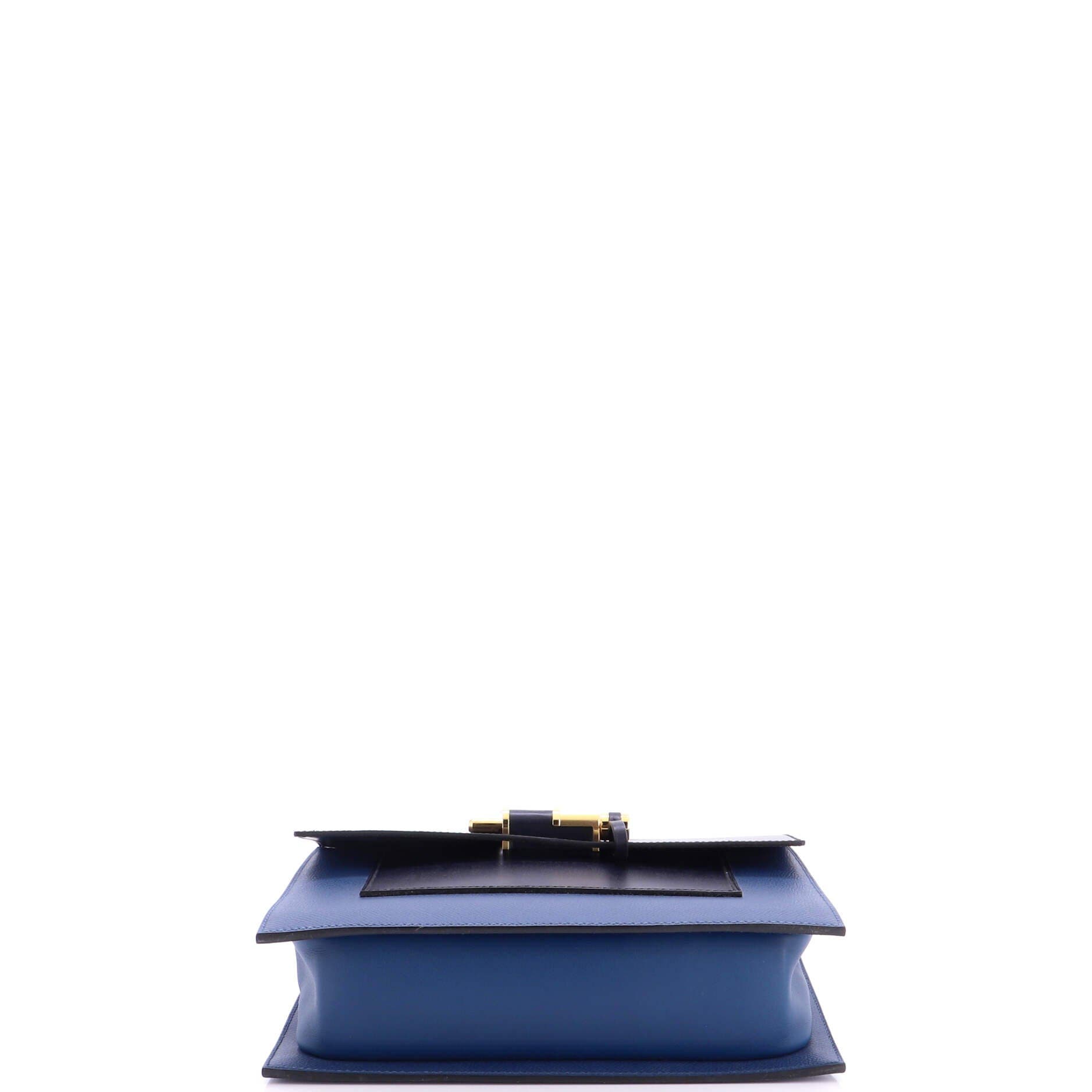 Sacabar Shoulder Bag Epsom and Swift 24, Alternate, color, Blue