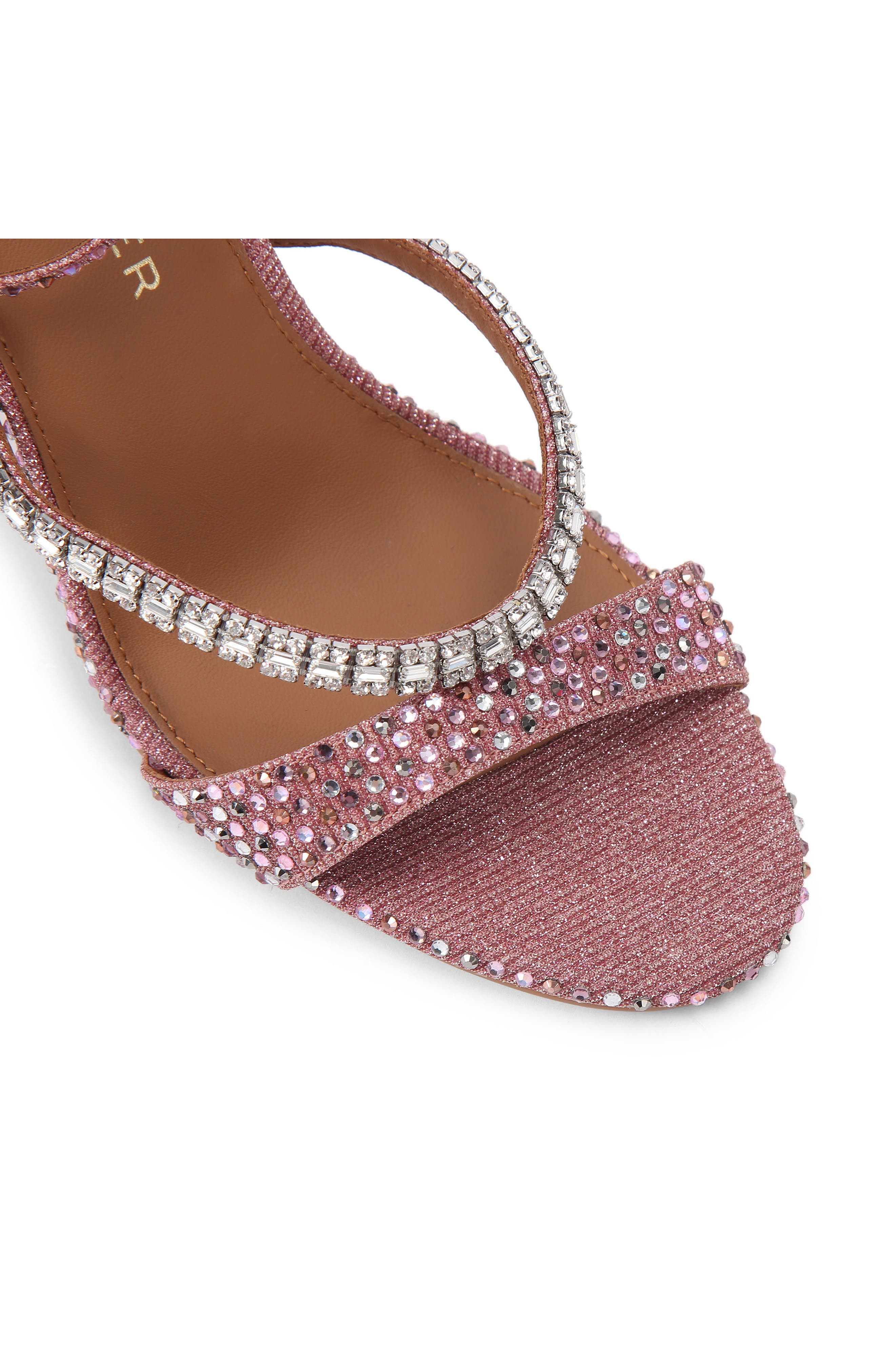 Crystal Ankle Strap Sandal - image 4