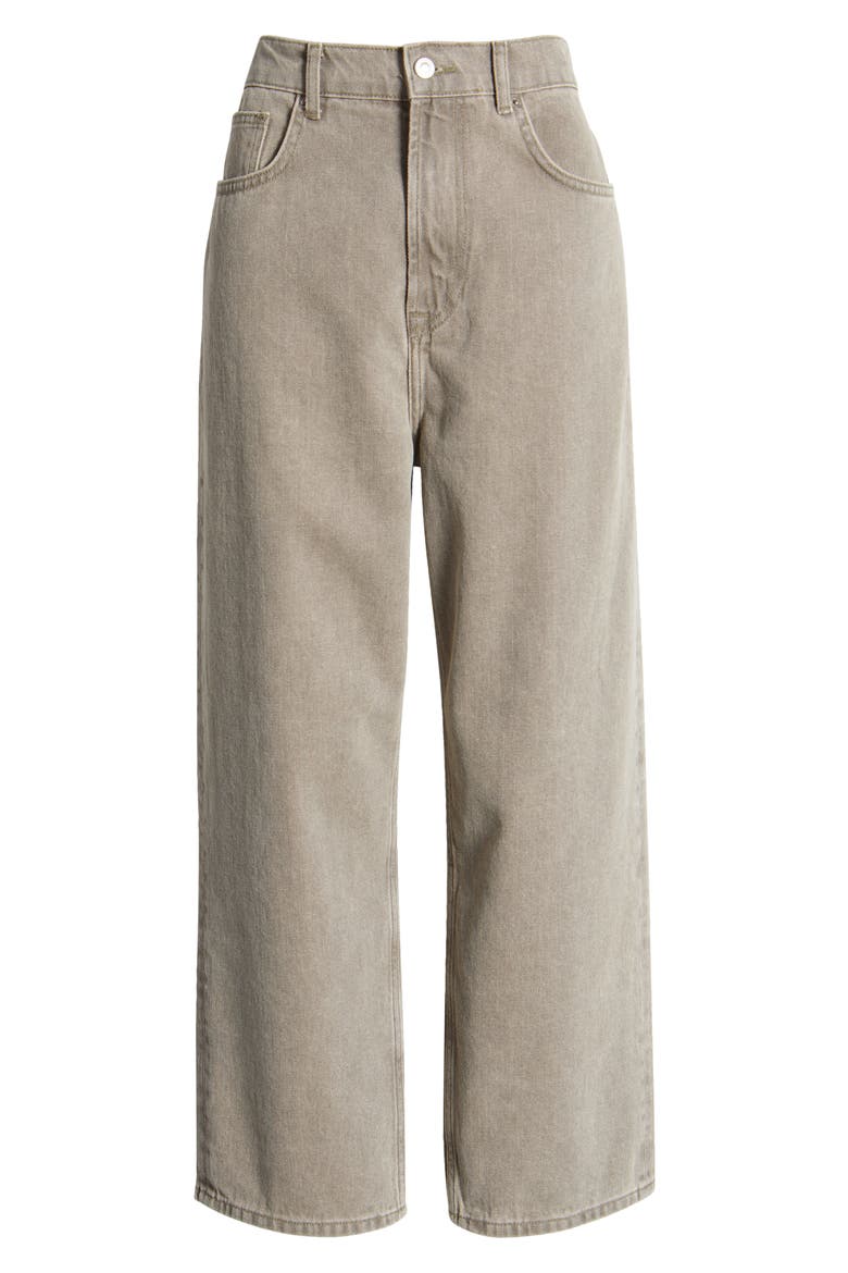 Awkward Barrel Jeans, Alternate, color, STONE