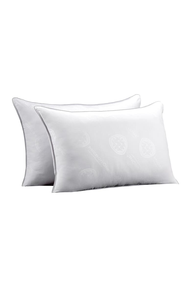 Soft Allergy, Dust Mite & Bed Bug Free Stomach Sleeper King Pillow - Set of 2, Alternate, color, WHITE