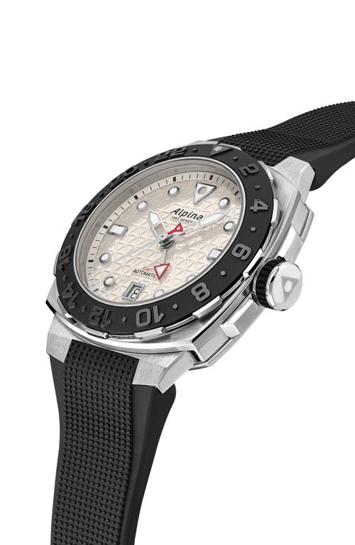 Alpina Seastrong Diver Extreme Automatic Gmt 40mm In Silverone