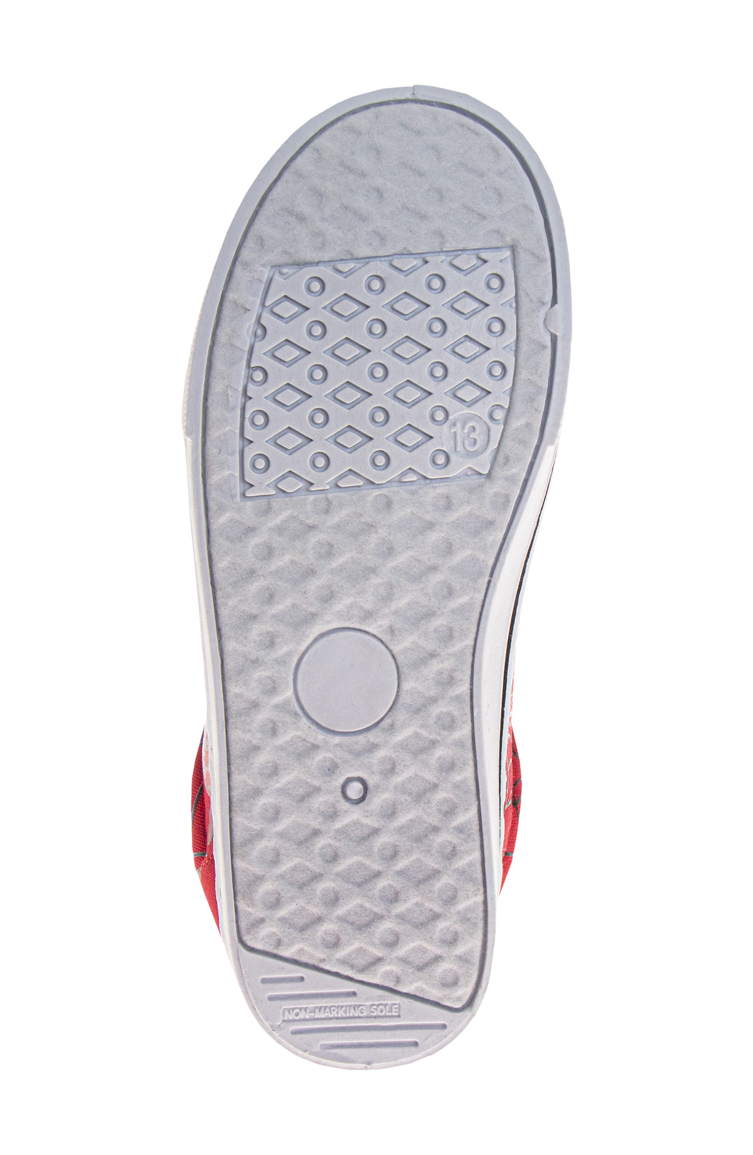 JOSMO Kids' Marvel Spider-Man Low Top Canvas Sneaker, Alternate, color, Red