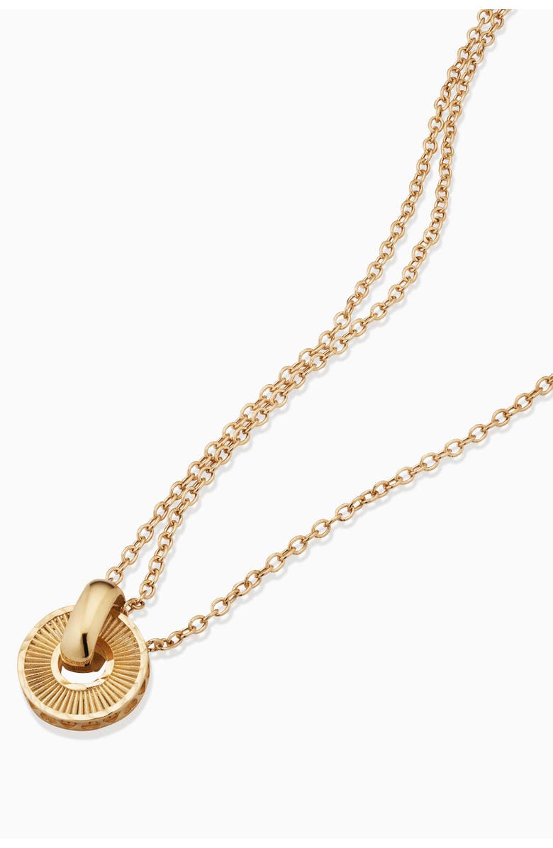 Oradina 14K Yellow Gold Icon Pendant Necklace, Alternate, color, Yellow Gold