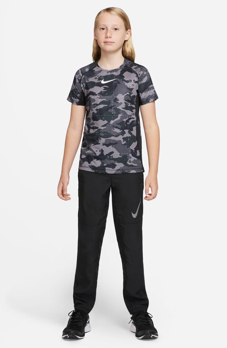 Nike Pro Kids' Dri-FIT Camo T-Shirt, Alternate, color, 