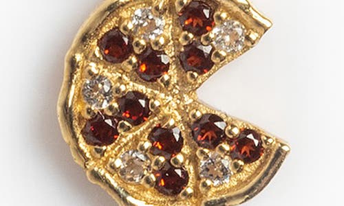 Local Eclectic Pizza Foodie Charm In Gold