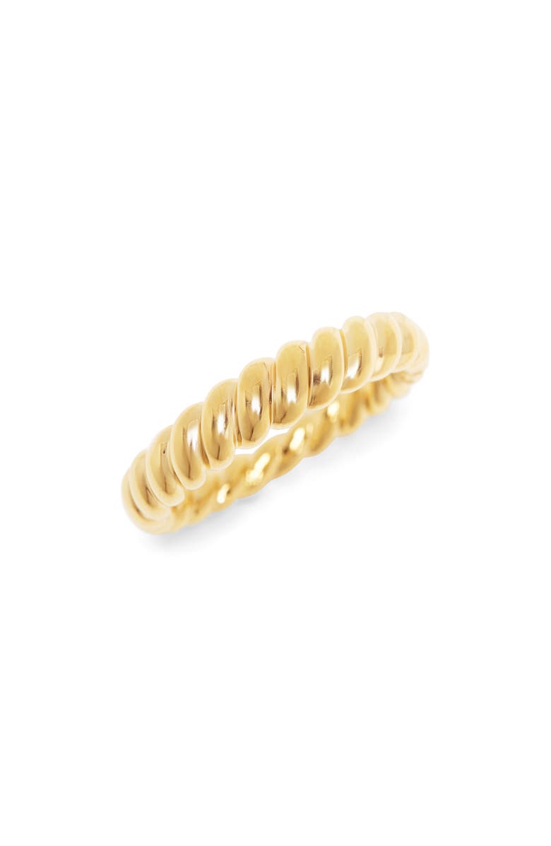 Nadri Golden Hour Twisted Ring, Main, color, 