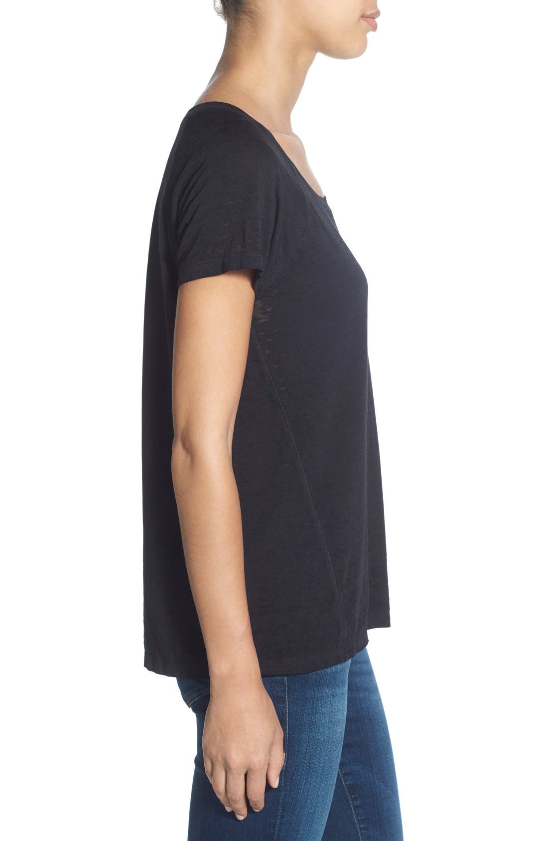 Caslon® Burnout Tee (Women) | Nordstromrack