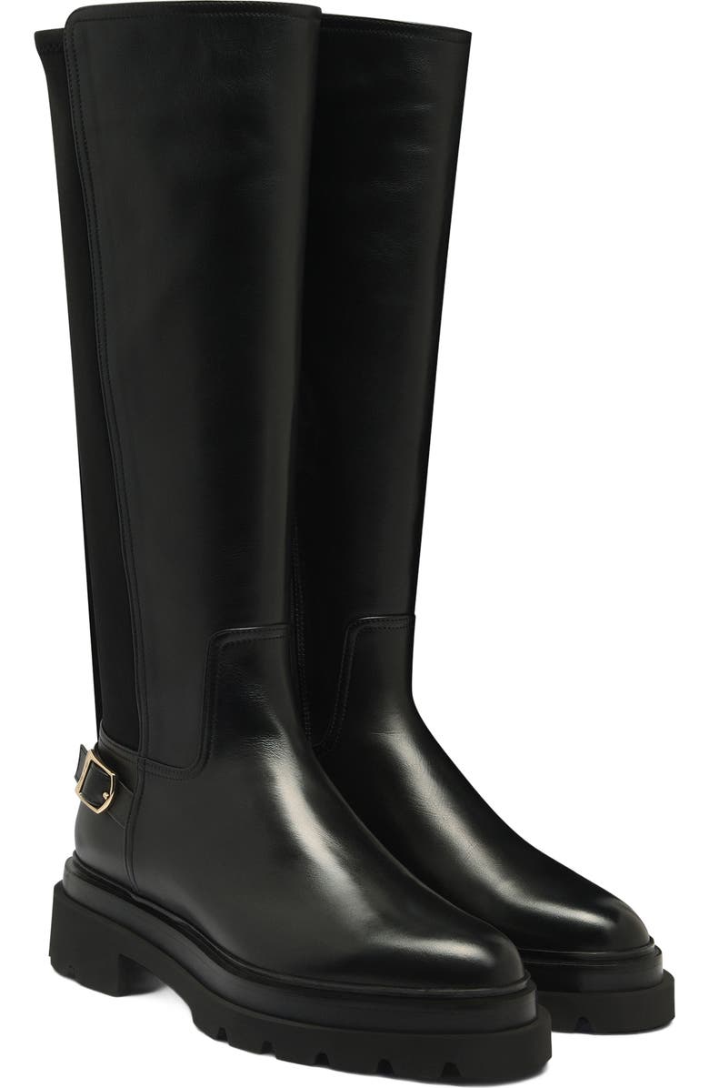 Santoni Women's leather boot, Main, color,