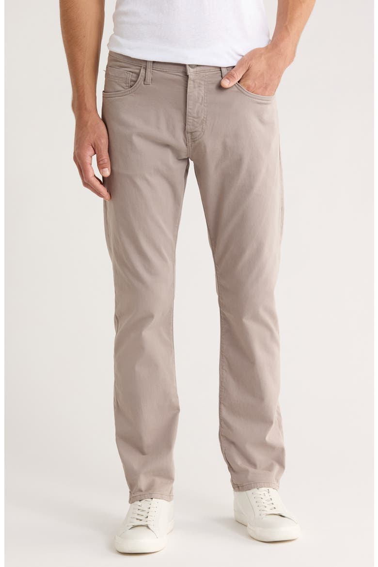 Zach Straight Leg Twill Pants, Main, color, PORCELAIN TWILL