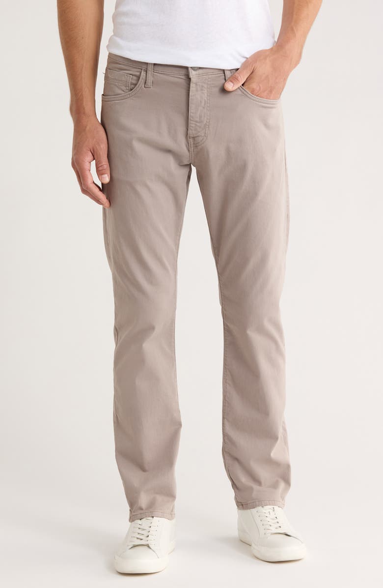 Mavi Jeans Zach Straight Leg Twill Pants, Main, color, Porcelain Twill