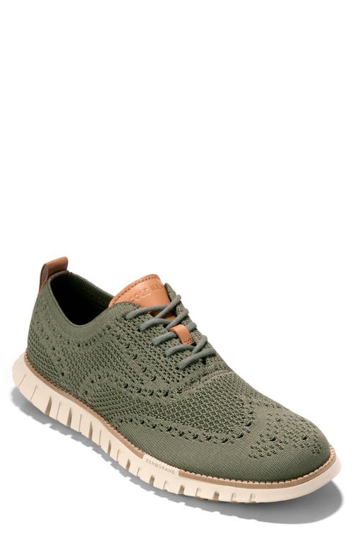 Cole Haan Men's Zergrand Remastered Stitchlite Wingtip Lace Up Oxford Shoes