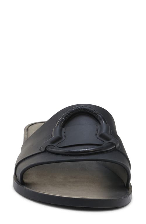 Moncler Mon Slides In Black