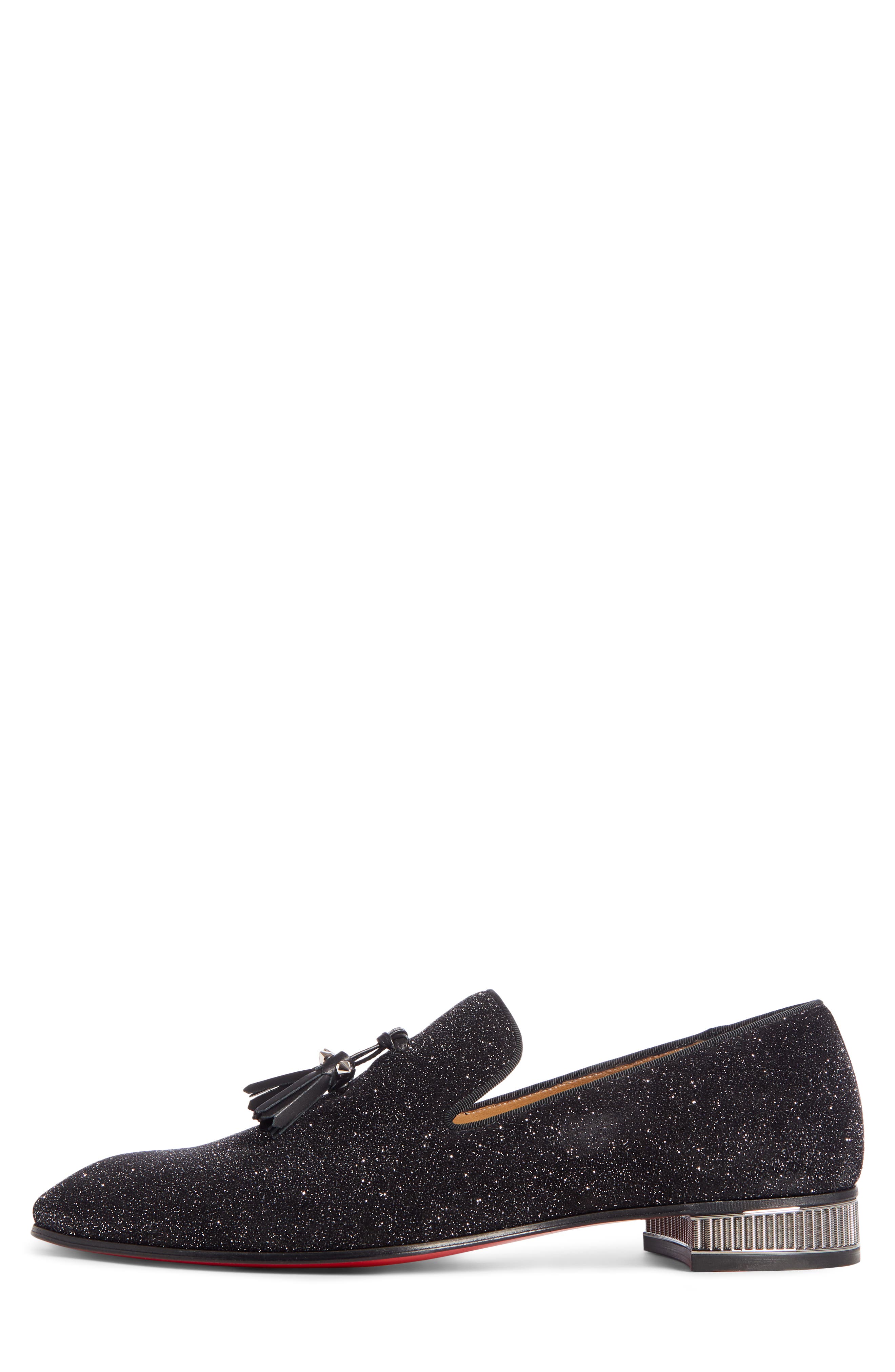 Christian Louboutin Colonnaki Tassel Loafer, Alternate, color, 