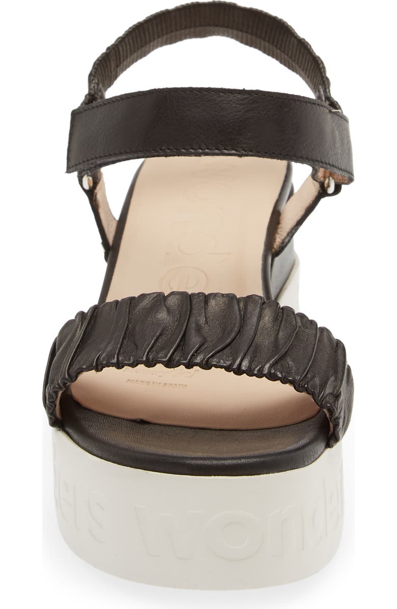 Wonders Platform Wedge Sandal, Alternate, color,